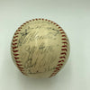Rare 1936 Cleveland Indians Team Signed Baseball Bob Feller Rookie JSA COA