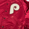 Larry Milbourne Game Used Signed 1983 Philadelphia Phillies Wilson Jacket