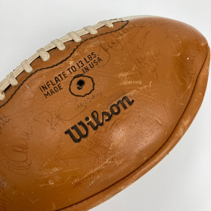 1974 Los Angeles Rams Team Signed Football 45 Sigs PSA DNA COA