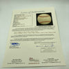 Joe Dimaggio 1968 Yankees Old Timers Day Multi Signed Baseball JSA COA