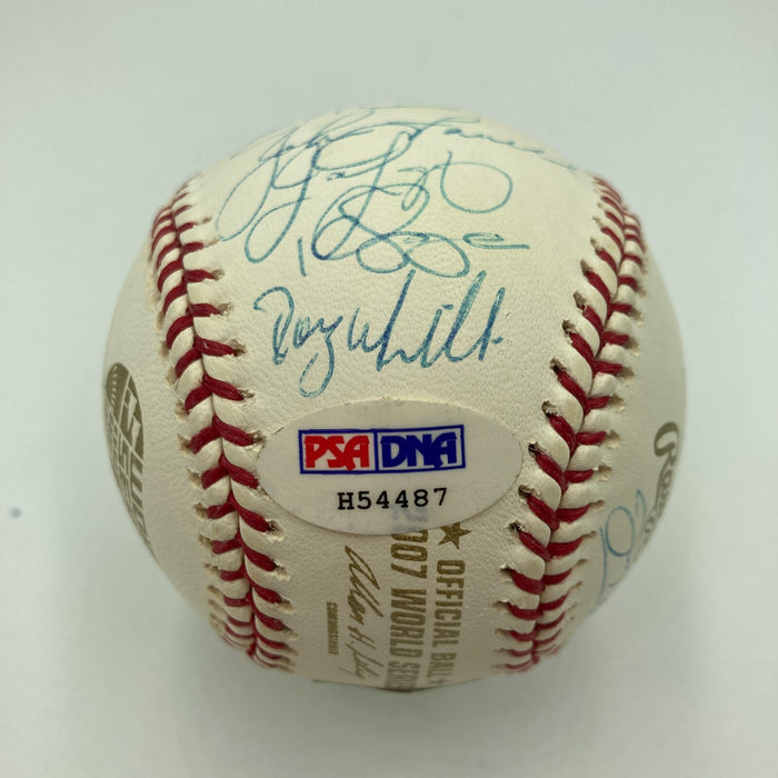 2007 Boston Red Sox World Series Champs Team Signed W.S. Baseball PSA DNA & MLB