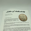 Mrs. Babe Ruth & Mrs. Lou Gehrig Signed Baseball With Satchel Paige PSA DNA COA