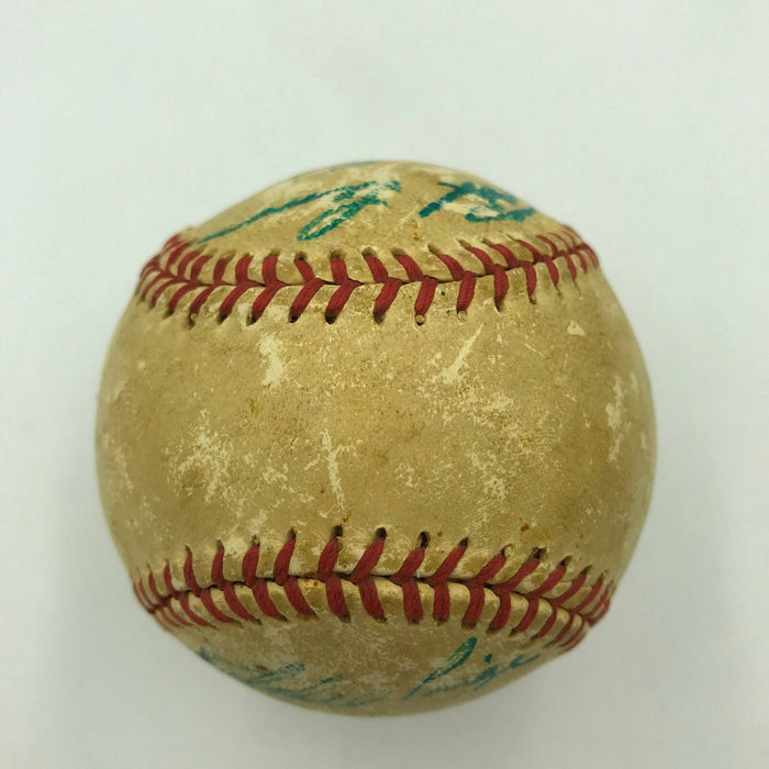 1951 Negro League All Star Team Signed Baseball With Satchel Paige JSA COA