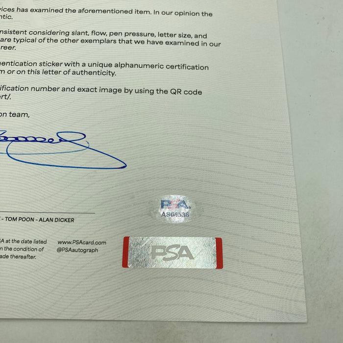 Cy Young 1940 Signed Baseball PSA DNA COA