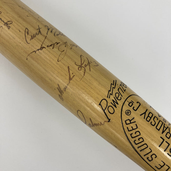 1970 Baltimore Orioles World Series Champs Team Signed Baseball Bat JSA COA