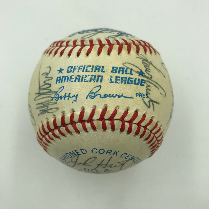 1988 Baltimore Orioles Team Signed Baseball Cal Ripken Jr Frank Robinson PSA DNA