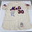 Nolan Ryan Signed Heavily Inscribed New York Mets Game Model STAT Jersey JSA COA