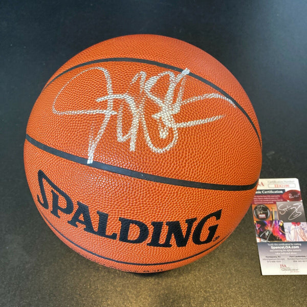 Jerry Stackhouse Signed Spalding Official Game Basketball With JSA COA