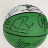 2001-2002 Boston Celtics Team Signed Basketball Paul Pierce JSA COA
