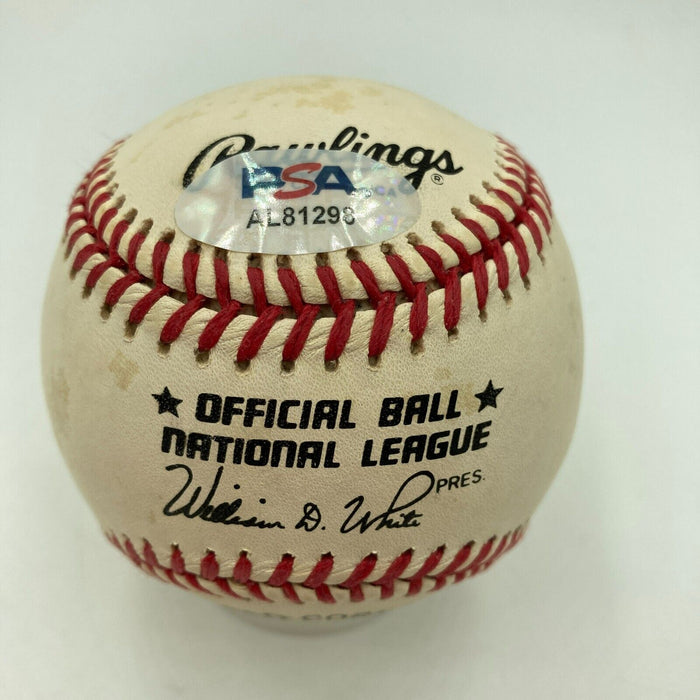 Willie Mays Signed Official National League Baseball PSA DNA COA