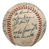 1962 New York Mets Team Signed Baseball Gil Hodges Rogers Hornsby Stengel JSA