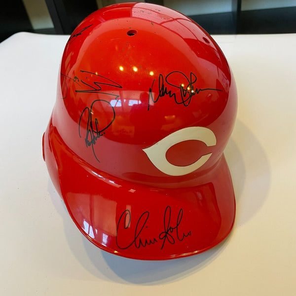 1993 Cincinnati Reds Team Signed Barry Larkin Game Model Helmet