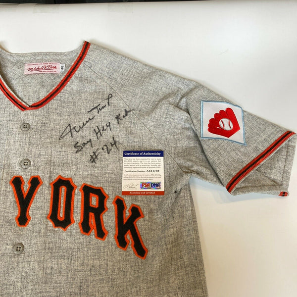 Willie Mays "Say Hey Kid #24" Signed Inscribed Authentic 1951 Giants Jersey PSA