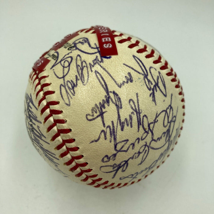 1968 St. Louis Cardinals NL Champs Team Signed Baseball Roger Maris JSA COA