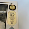 Nolan Ryan 4th No Hitter Signed Photo With Coin Display Steiner & MLB Holograms