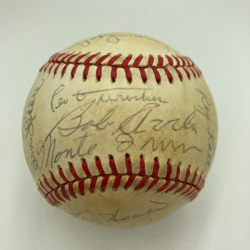 1954 New York Giants & Cleveland Indians World Series Multi Signed Baseball JSA