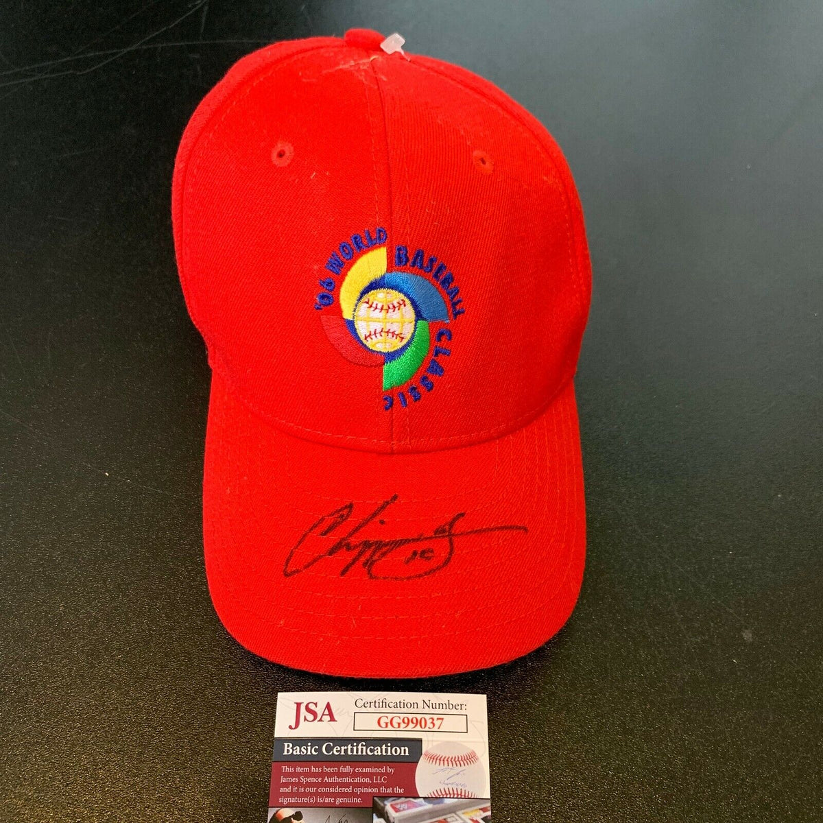 Chipper Jones Signed 2006 WBC Signed Hat Cap With JSA COA — Showpieces ...