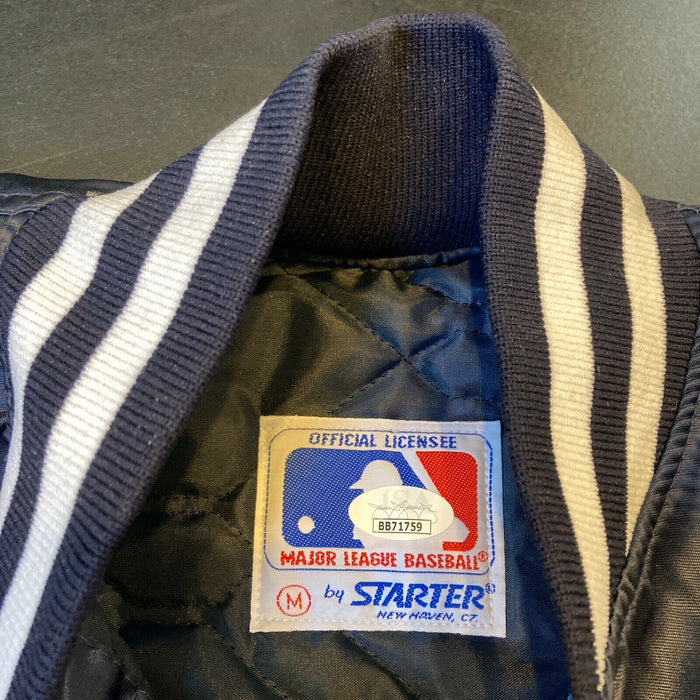 Beautiful Mickey Mantle Signed New York Yankees Game Jacket JSA Graded MINT 9