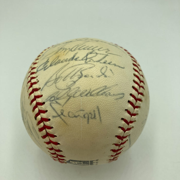 1973 All Star Game National League Team Signed Baseball 21 Sigs With Tom Seaver