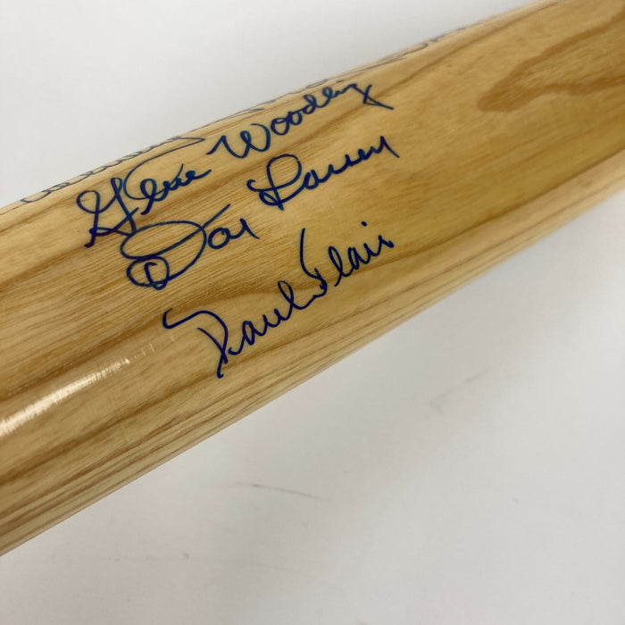 Yogi Berra Phil Rizzuto Whitey Ford New York Yankees Legends Signed Bat JSA COA