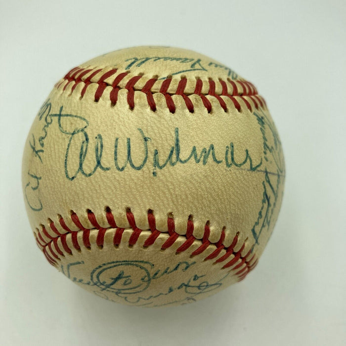 Willard Brown Negro League Hall Of Fame 1956 Team Signed Baseball JSA COA