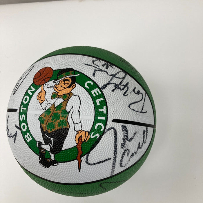 2001-2002 Boston Celtics Team Signed Basketball Paul Pierce JSA COA