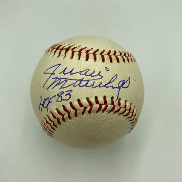 Juan Marichal Signed 1960's Official National League Giles Baseball JSA COA