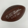 Otto Graham HOF 1965 Signed Wilson NFL Game Football JSA COA