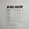 2007-08 Portland Trail Blazers Team Signed Spalding Basketball With Team COA