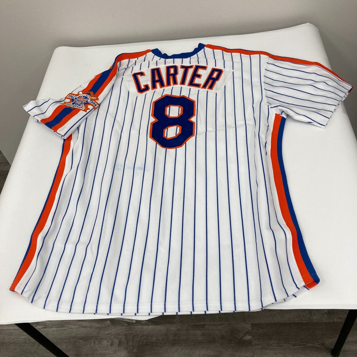 Gary Carter Signed 1986 New York Mets Mitchell & Ness Jersey JSA COA