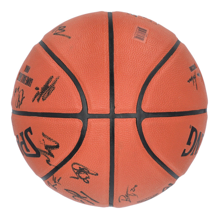 2020-21 Golden State Warriors Team Signed Basketball Stephen Curry PSA DNA COA