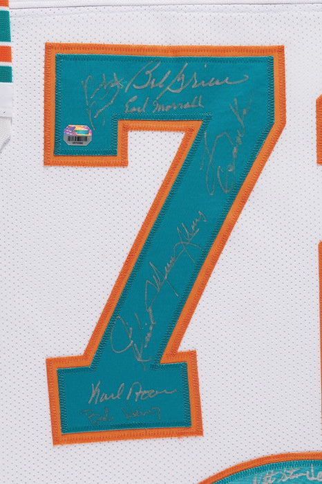 1972 Miami Dolphins Super Bowl Champs Perfect Season Team Signed Jersey Beckett