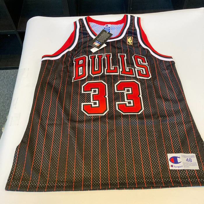Scottie Pippen Signed Authentic 1990's Champion Chicago Bulls Jersey JSA COA