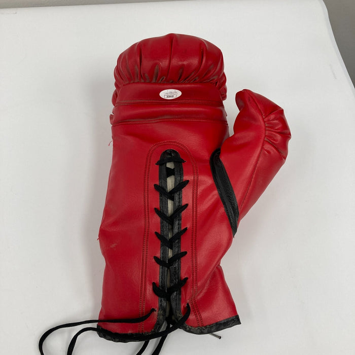 Muhammad Ali Signed Everlast Boxing Glove Silver Ink Signature JSA COA