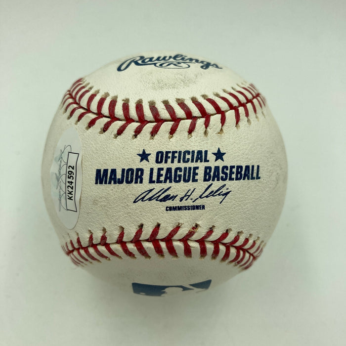 John Saxon Signed Autographed MLB Baseball Celebrity With JSA COA