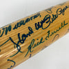 Ted Williams Sandy Koufax Hank Aaron 52 Sigs Hall Of Fame Multi Signed Bat BAS