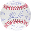 Nolan Ryan 7 No Hitters Signed Inscribed STAT Baseball PSA DNA 10 GEM MINT