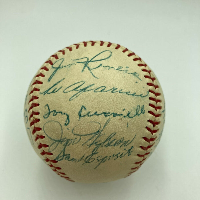 1955 Chicago White Sox Team Signed Autographed Baseball With Nellie Fox