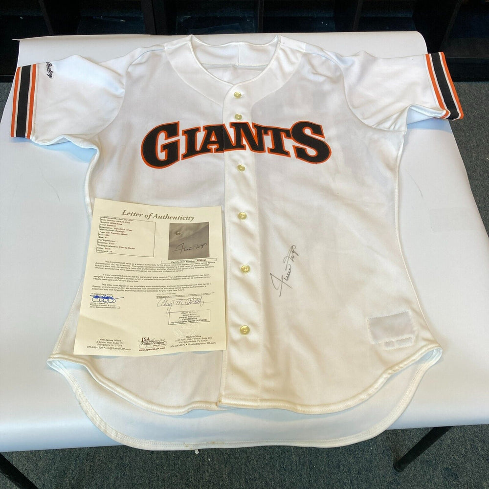 Willie Mays Signed San Francisco Giants 1989 Game Model Jersey JSA COA