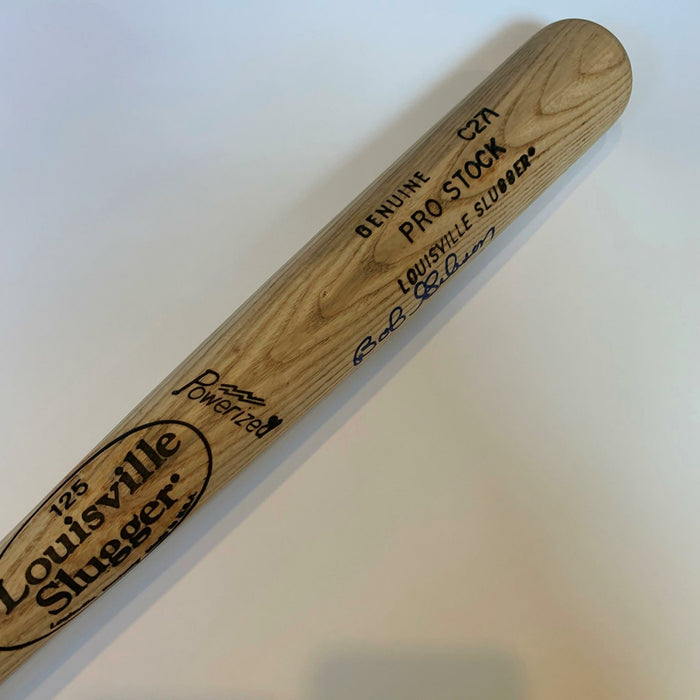Bob Gibson "2X World Series MVP 9X All Star 9X Gold Glove" Signed Bat JSA COA