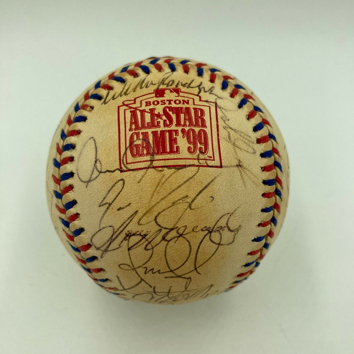 Derek Jeter Ken Griffey Jr. Cal Ripken Jr 1999 All Star Game Signed Baseball JSA