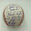 2009 New York Yankees World Series Champs Team Signed Baseball Derek Jeter JSA