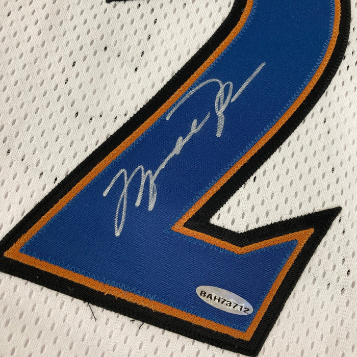 Michael Jordan Signed Washington Wizards Game Jersey Original Art UDA Upper Deck