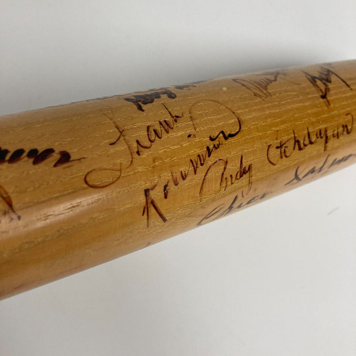 1970 Baltimore Orioles World Series Champs Team Signed Baseball Bat PSA DNA JSA