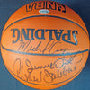 1987-88 Los Angeles Lakers Champions Team Signed NBA Game Basketball UDA