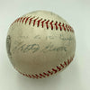 Roberto Clemente Sam Rice Joe Medwick Goose Goslin 1950s HOF Signed Baseball JSA