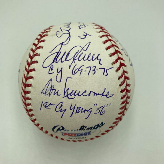 Tom Seaver Cy Young Award Winners Multi-Signed MLB Baseball PSA DNA Certified