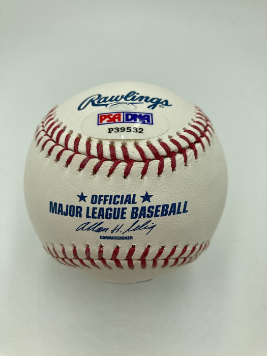 Bruce Sutter Full Name Signed Heavily Inscribed STAT Baseball PSA DNA COA