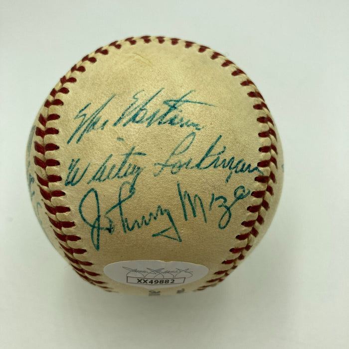 The Finest Willie Mays Rookie 1951 New York Giants Team Signed Baseball JSA COA