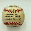 1969 Chicago Cubs Team Signed Baseball Ernie Banks Billy Williams Santo JSA COA